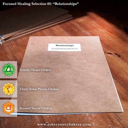 The packaging of Focused Healing Selection 05